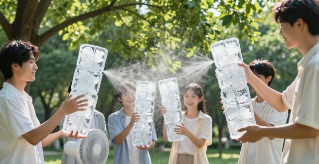 大冰块降温方法_杭州富阳夏季防暑降温大冰块_大冰块户外活动使用时长